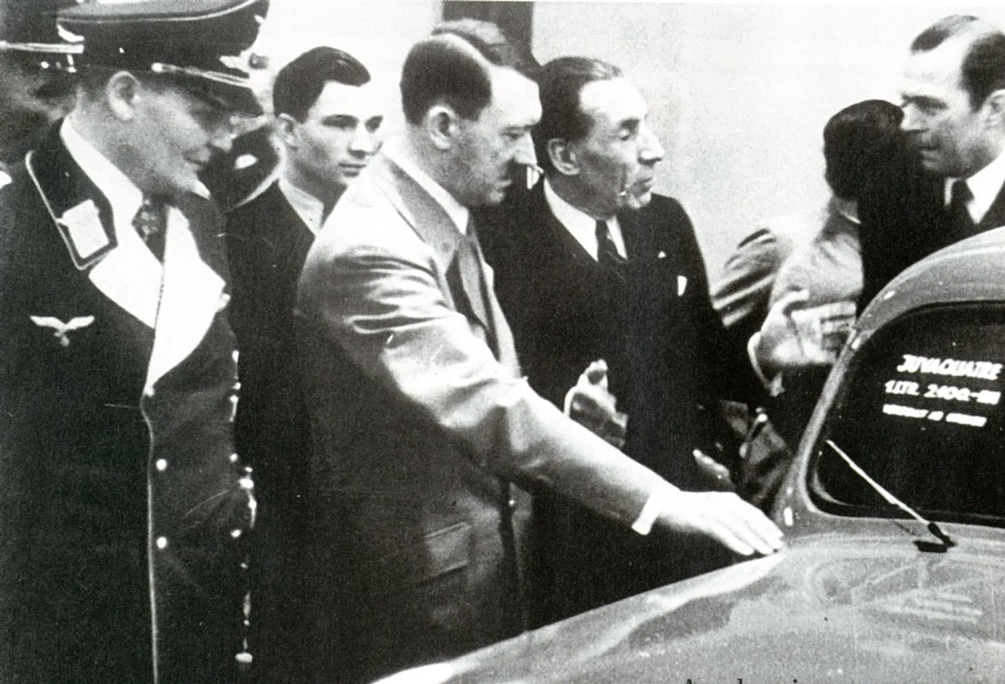 Hermann Göring, Adolf Hitler y Louis Renault - Berlín 1939